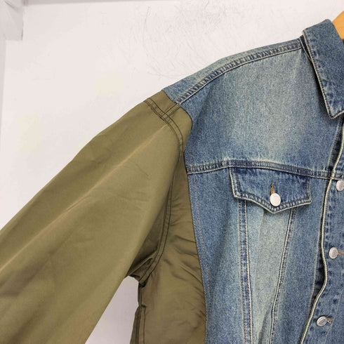 ダブルネーム DOUBLE NAME GジャンドッキングMA-1 レディース FREE