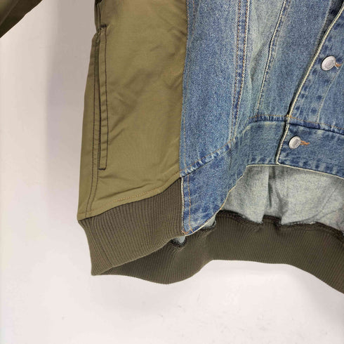 ダブルネーム DOUBLE NAME GジャンドッキングMA-1 レディース FREE