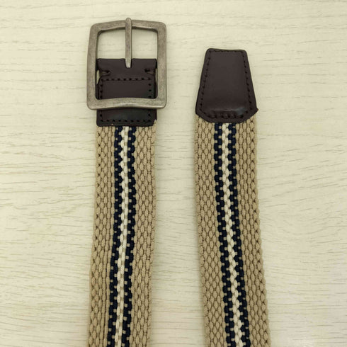 パパス papas 素材切替 ライン ストレッチベルト メンズ 90