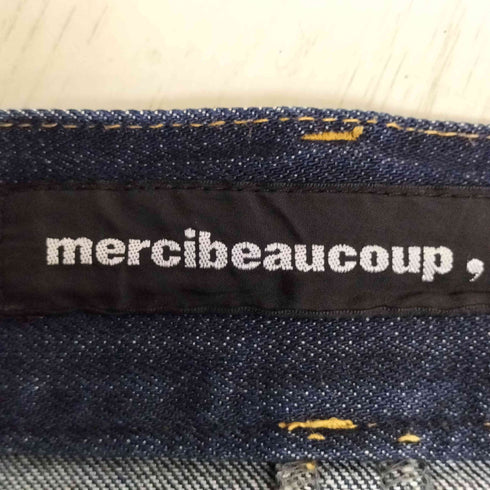 メルシーボークー mercibeaucoup うしろまえ サルエルデニム レディース JPN:4