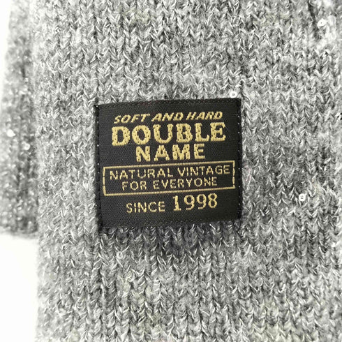 ダブルネーム DOUBLE NAME ラメ入りマフラー レディース