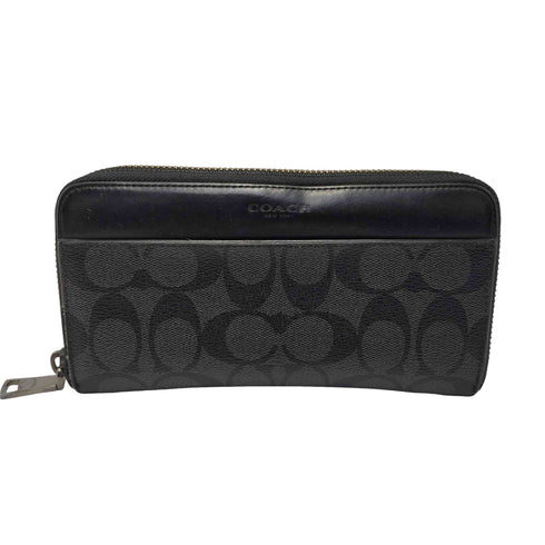 コーチ COACH アコーディオン ウォレット シグネチャー キャンバス メンズ