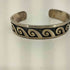 STERLING刻印 HOPI BANGLE ホピ族 ウォーターウェーブ バングル メンズ