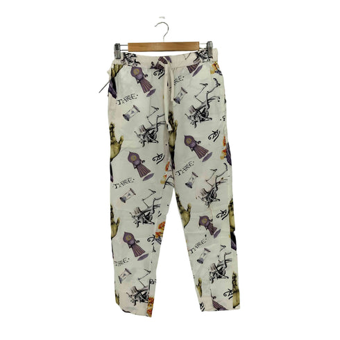 ブラック ウィドゥ BLACKWEIRDOS THREE THREE ALOHA EAZY PANTS メンズ L