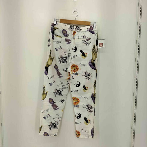 ブラック ウィドゥ BLACKWEIRDOS THREE THREE ALOHA EAZY PANTS メンズ L