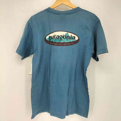 パタゴニア patagonia 90s USA製 BENEFICIAL ベネフィシャル オーバルロゴ クルーネックTシャツ メンズ JPN:S