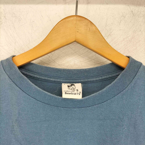 パタゴニア patagonia 90s USA製 BENEFICIAL ベネフィシャル オーバルロゴ クルーネックTシャツ メンズ JPN:S