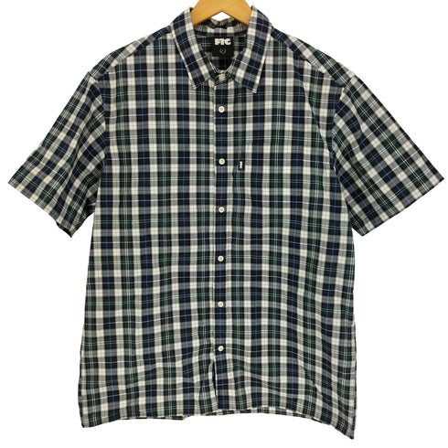 エフティーシー FTC 22SS PLAID SHIRT メンズ import:L