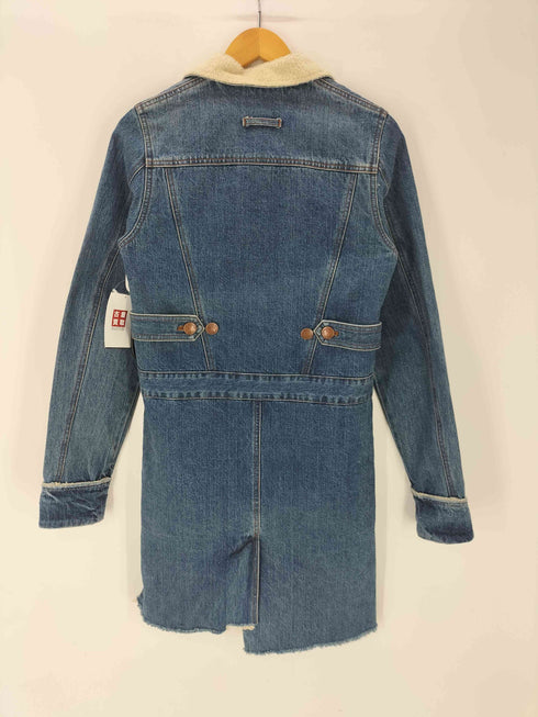 ジャンポールゴルチエ Jean Paul GAULTIER Jeans 90-00S デニム スーパーロングコート ボア archive Y2K メンズ 40