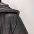 ザラ ZARA フェイクレザー 中綿 フーデッド ジャケット レディース import:S