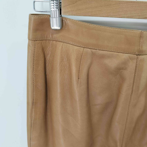ジェラールダレル GERARD DAREL ジップフライ ラムレザーパンツ レディース 40