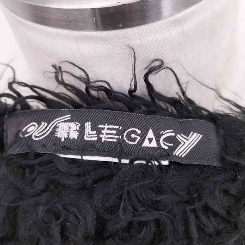アワーレガシィー OUR LEGACY FLOSS SCARF Black Fake Fur メンズ