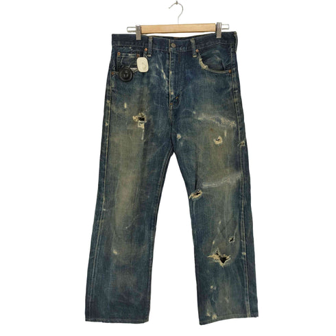 リーバイス Levis 93年製 502xx 140周年記念 ボタン裏J22 BIG-E ジップフライデニムパンツ メンズ W34