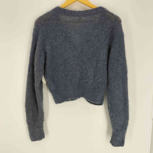 エディットフォールル EDIT. FOR LULU 20AW モヘヤMIX ニット カーディガン モヘア アルパカ混 クロップド カーディガン レディース