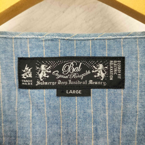 バル BAL ストライプベースボールシャツ メンズ JPN:L