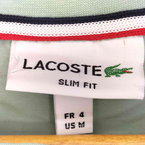 ラコステスポーツ LACOSTE SPORT SLIM FIT ワニシルエット総柄 ロゴ刺繍 コットン クルーネックTシャツ メンズ import:M