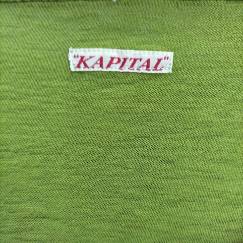 キャピタル KAPITAL ラグランスリーブ サイドポケット コットン カットソー メンズ JPN:3