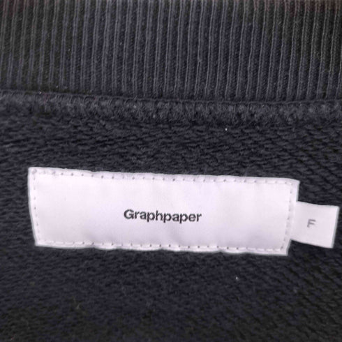 グラフペーパー Graphpaper コラボ ラグランスリーブクルーネックスウェット メンズ FREE