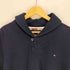トミーヒルフィガー TOMMY HILFIGER ロゴ刺繍 ショールカラー スウェット シャツ メンズ import:XL