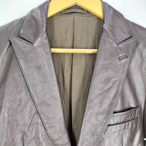 ボイコット BOYCOTT カウレザー 2B テーラードジャケット メンズ JPN:2