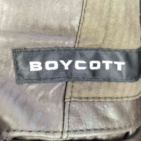 ボイコット BOYCOTT カウレザー 2B テーラードジャケット メンズ JPN:2
