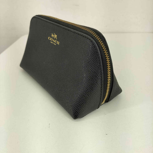 コーチ COACH シボ革 コスメティックケース レディース