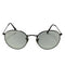 レイバン Ray-Ban イタリア製 ROUND METAL ポリッシュ ブラック メンズ 53□21