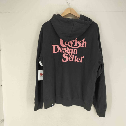 cavish design seller 両面プリントプルオーバーパーカー レディース M