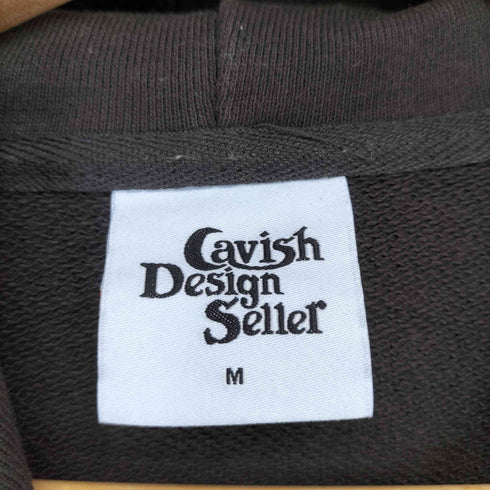 cavish design seller 両面プリントプルオーバーパーカー レディース M