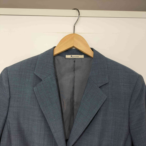 アクアスキュータム AQUASCUTUM ウールモヘヤ混 2B テーラードジャケット レディース