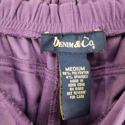 デニムアンドコー Denim&Co ドローコード イージーパンツ メンズ