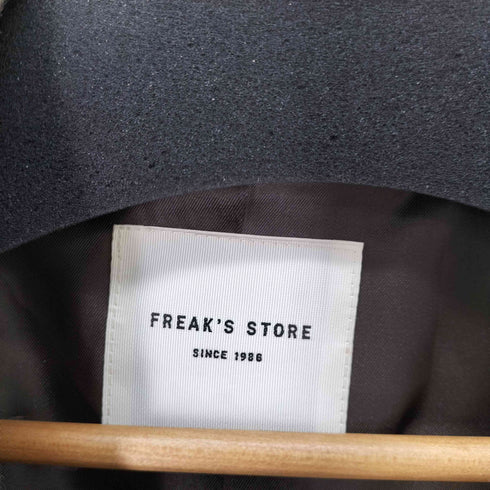 フリークスストア FREAKS STORE 尾州ウールチェックオーバーコート レディース FREE