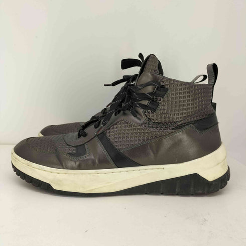 ヒューゴボス HUGO BOSS メタリック ハイカット スニーカー メンズ EUR:43