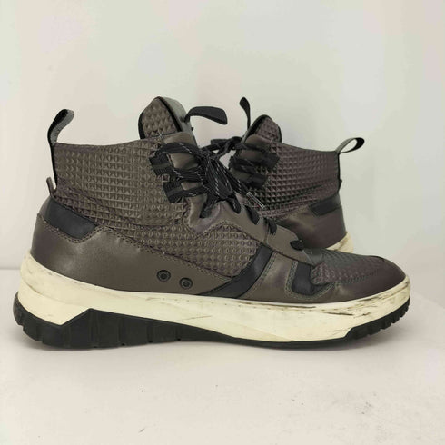 ヒューゴボス HUGO BOSS メタリック ハイカット スニーカー メンズ EUR:43