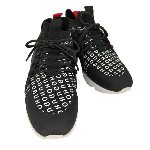 ヒューゴボス HUGO BOSS BASKETS HYBRID RUNN ニット スニーカー メンズ EUR:40