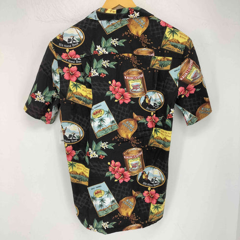 Winnie Fashion 総柄 コットン アロハシャツ メンズ JPN:M