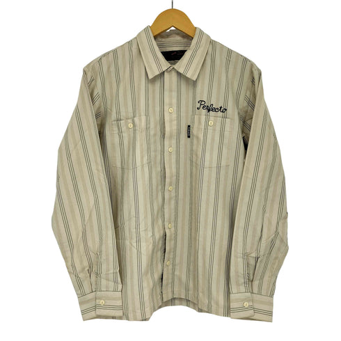 ショット Schott ストライプワークシャツ メンズ JPN:L
