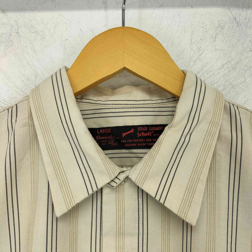 ショット Schott ストライプワークシャツ メンズ JPN:L