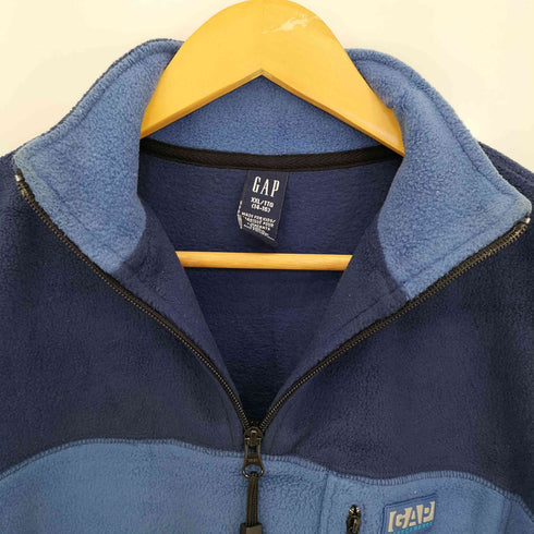 ギャップ Gap 90s 紺タグ ボックスロゴ ハーフジップ フリースジャケット レディース XXL