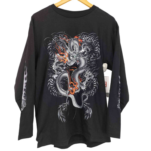 IMPORT GEAR 両面 プリント ロング Tシャツ メンズ import:L