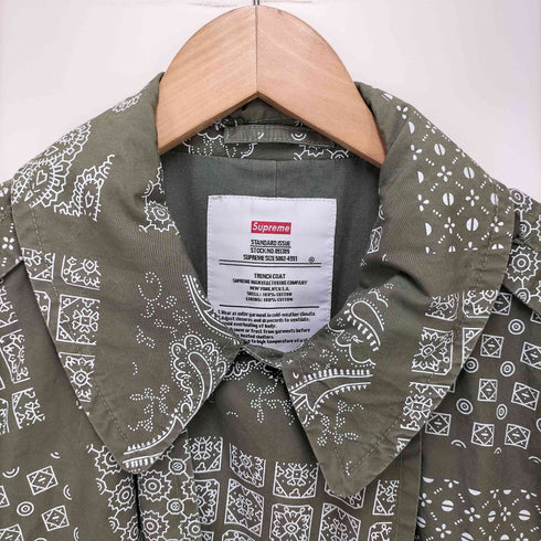 シュプリーム Supreme 20ss Military Trench Coat メンズ JPN:L