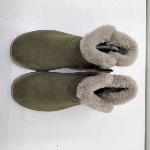 スケッチャーズ SKECHERS GO WALK ARCH-CHERISH ゴー ウォーク アーチフィット チェリッシュ フェイクファー スエード ショート ブーツ レディース JPN:24
