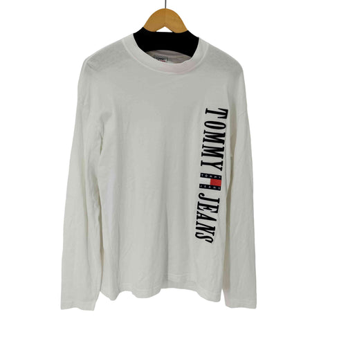 トミージーンズ tommy jeans ロゴ刺繍 L/Sカットソー メンズ JPN:M