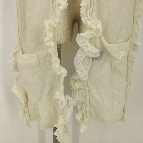 トリココムデギャルソン tricot COMME des GARCONS ポケット付きフリルストール レディース