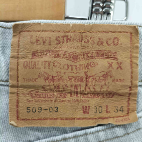 リーバイス Levis J38刻印 509-03 ジップフライデニムパンツ メンズ 30×34