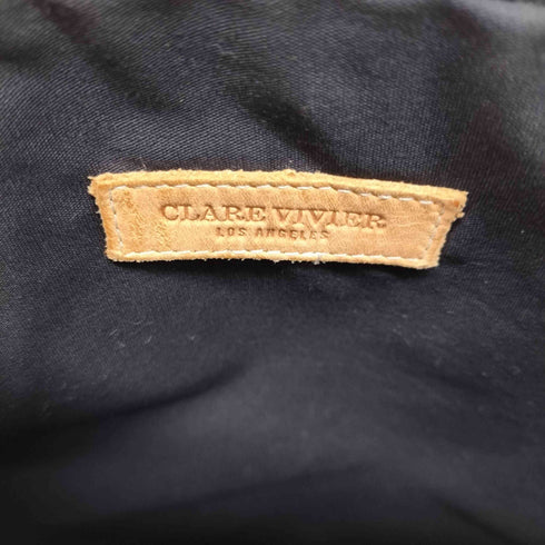 clare vivier レオパード柄 ハラコ クラッチバッグ import レディース ONE SIZE