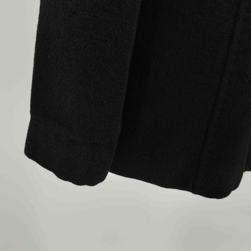 ダックスロンドン DAKS LONDON 日本製 襟 フォックス ファー ウール ハーフ コート レディース JPN:42