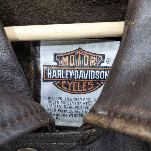 ハーレーダビッドソン HARLEY-DAVIDSON 90S ライナー付き シープスキンレザーA2フライトジャケット メンズ import:M