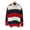 トミーヒルフィガー TOMMY HILFIGER ボーダーラグビーシャツ メンズ JPN:L