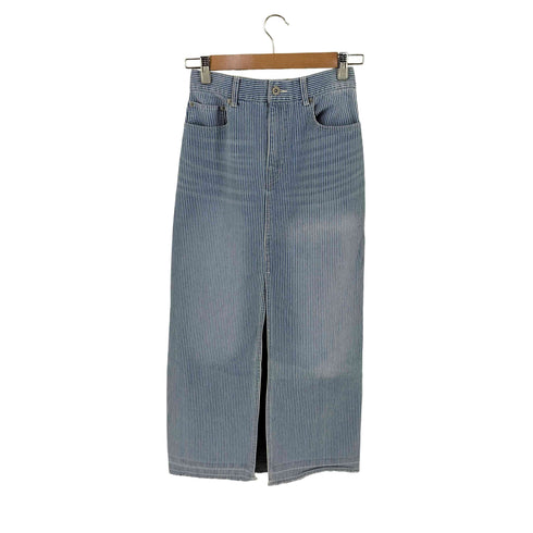 スピックアンドスパン Spick and Span ヒッコリーペンシルロングスカート レディース 34